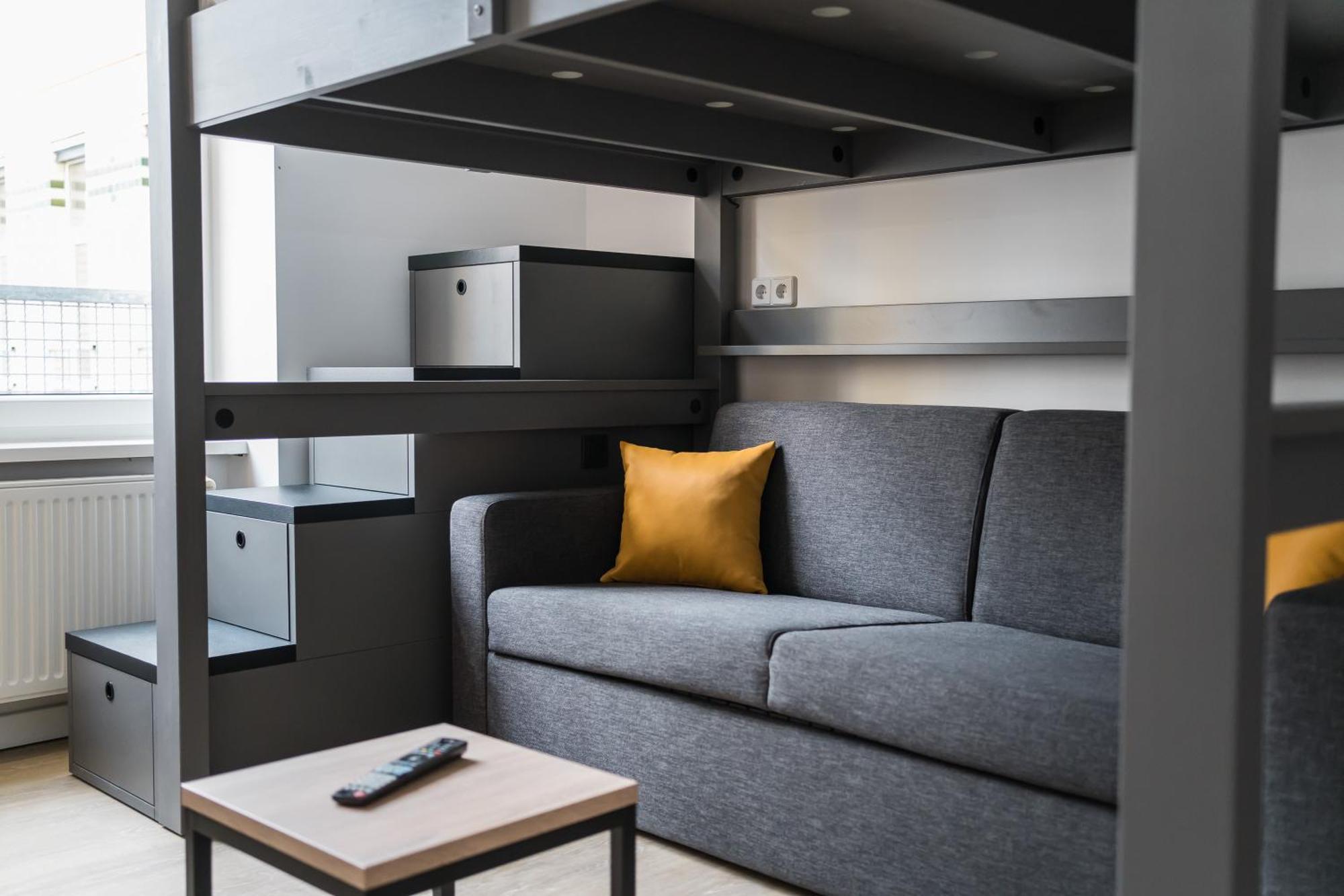 Homaris Boxi Studios Berlijn Kamer foto